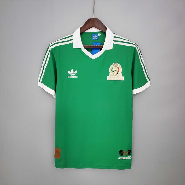 AAA Quality Mexico 1986 World Cup Home Soccer Jersey